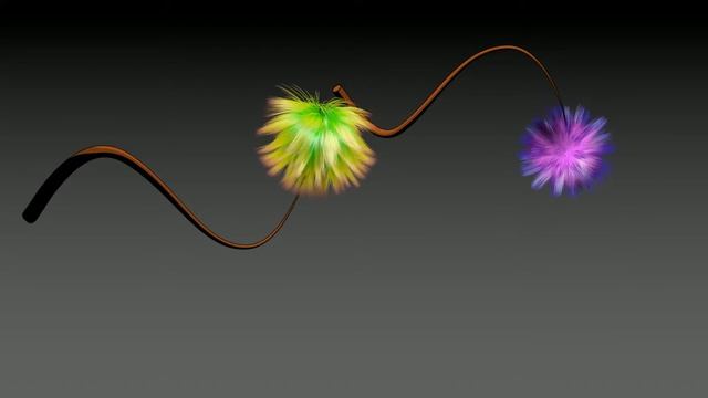 Cinema 4D sketch and toon and hair test смотреть онлайн