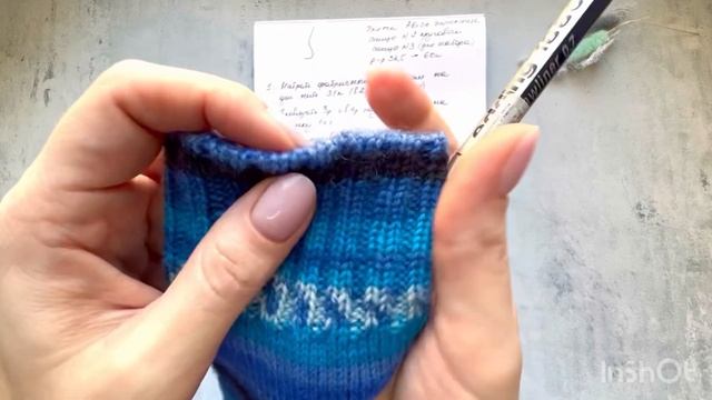 Носки с пяткой бумеранг на высокий взъем и подъем стопы // экспресс МК// Теория смотреть онлайн