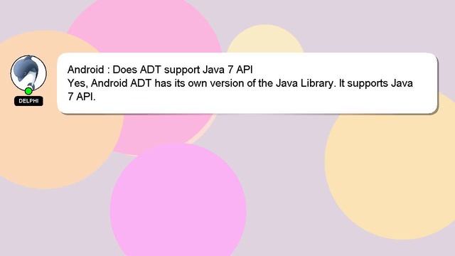 Android : Does ADT support Java 7 API смотреть онлайн