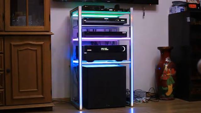Стойка для HiFi с цветомузыкой 2 смотреть онлайн