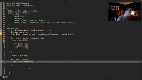 Solving Leet Code Problem Merge K Sorted Lists | Blind 75