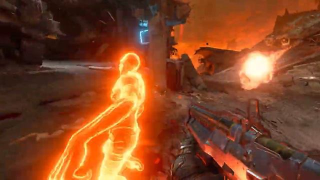 Doom Eternal RTX Reflections 5120x1440 32:9 Aspect UltraWide HDR Shadow Play Recording 150mb/s смотреть онлайн
