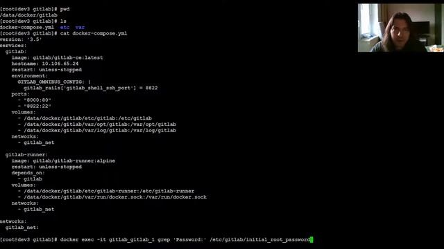Поднимаем Gitlab и Gitlab Runner на docker смотреть онлайн
