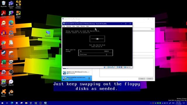 How to Install Windows 1.0 on Virtualbox (Improved video) смотреть онлайн
