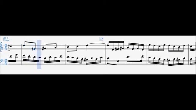 J. S. Bach - Invenzione a 2 voci n.1 (BWV 772) смотреть онлайн