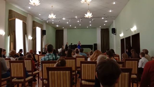 "Снегопад". Оля Брюхова - блокфлейта, Анна Опольская - фортепиано смотреть онлайн