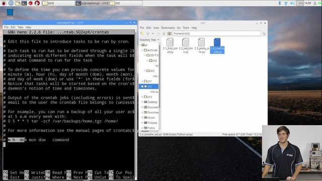Raspberry Pi Workshop - Chapter 3 - Scheduling with Cron Jobs смотреть онлайн
