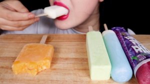 ASMR RAINBOW ICE CREAM 무지개 아이스크림 *CHOCOLATE* EATING SHOW MUKBANG NO TALKING