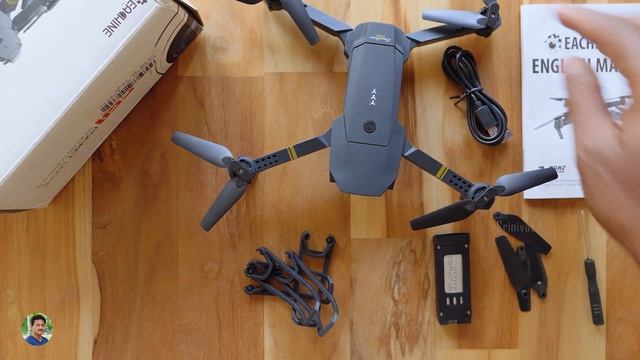 Dji Mavic Pro Drone Clone in 2500 Rs | Unboxing and Review in Telugu смотреть онлайн