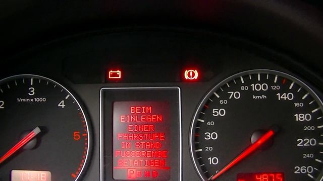 Audu A4 B6 wymiana akumulatora i pojawił się błąd zółty trójkąt z wykrzyknikiem смотреть онлайн