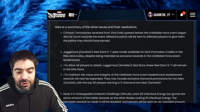 ZOMBIE JUGGS EVENT SAVED?!? COMPENSATIONS AND ADJUSTMENTS INCOMING | MARVEL STRIKE FORCE смотреть онлайн