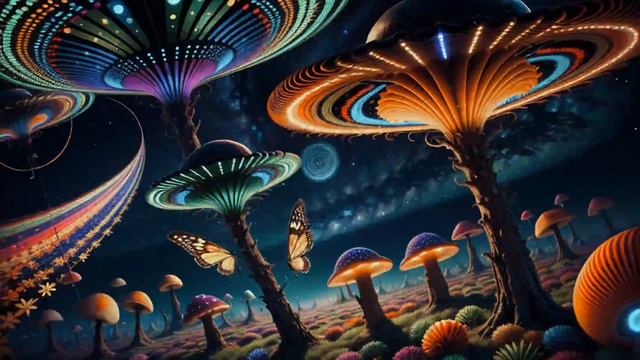 Nexxus 604 - Dark Forest - Psychedelic trance mix • (4K AI animated music video) смотреть онлайн