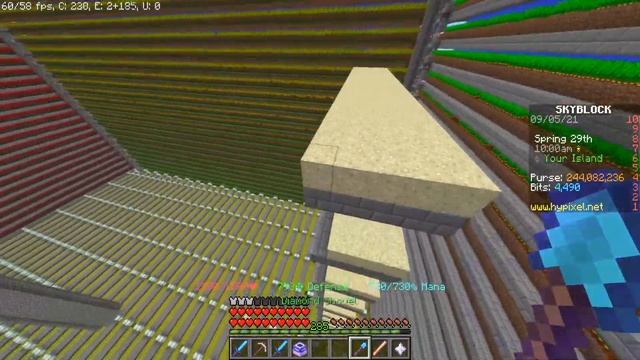 LA MEJOR GRANJA DE CACTUS VERTICAL DE TODO Hypixel Skyblock!!! смотреть онлайн