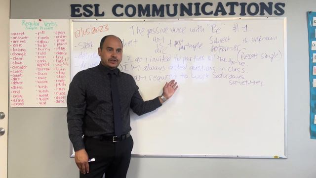 Passive voice with “Be” (present simple sentences) video 1 #ingles #esl #rubenpadillaingles смотреть онлайн