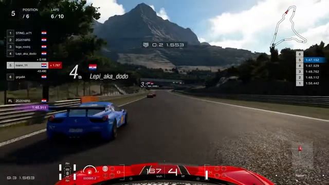 GT Sport Lobby / 458 Gr4 / Dragon Trail