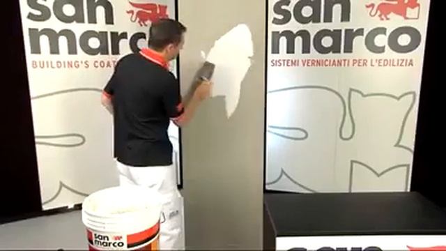 Нанесение декоративной штукатурки ACRISYL DECORA (San Marco, Italy ??) смотреть онлайн