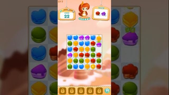 Cake Match 3 Mania - CAKE RUSH LEGEND Level 1 - 3 смотреть онлайн