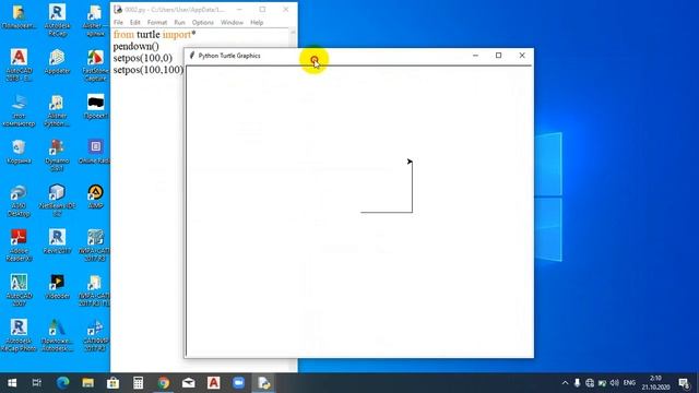 Урок №2 PYTHON TURTLE смотреть онлайн