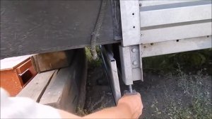 Постановка домика на прицеп