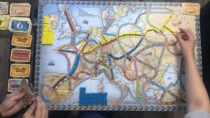 Играем в Ticket to Ride: Европа (Let's Play)