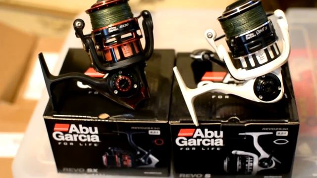 Abu Garcia Revo S 30 & Revo SX 30 spinning reels side by side смотреть онлайн