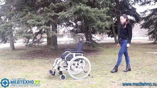 Кресло-коляска BARRY A8 J (8018 A0603PU/J) обзор от MEDTEHNO.RU смотреть онлайн