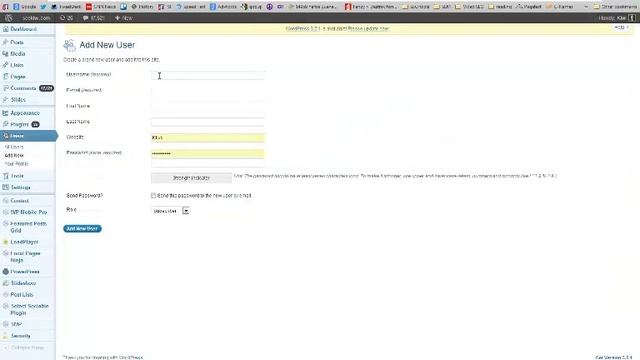 Adding WordPress User Account смотреть онлайн