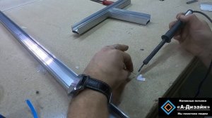 Как спаять ленту в углу световой линии, подробная инструкция, как собрать конструкцию световой линии