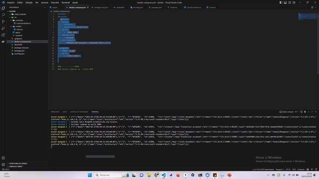 API Mongo DB Integrado com o Docker смотреть онлайн