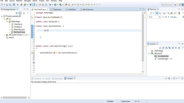 33 - Java شرح Nested Class Inner Class смотреть онлайн