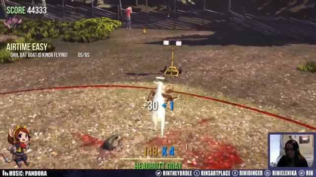 RIN PLAYS: GOAT SIMULATOR смотреть онлайн