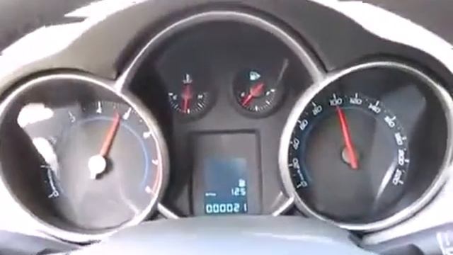 Chevrolet Cruze 1.6 LS Разгон 0-100 смотреть онлайн
