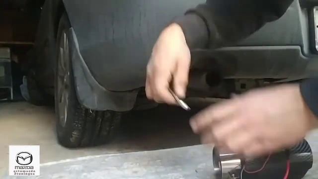 Как установить насадку на глушитель смотреть онлайн