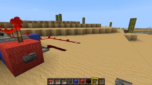 Бесшумный Т-триггер на повторителях [Уроки по Minecraft] смотреть онлайн