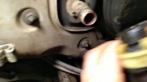 Как снять шланги печки на автомобиле Опель.