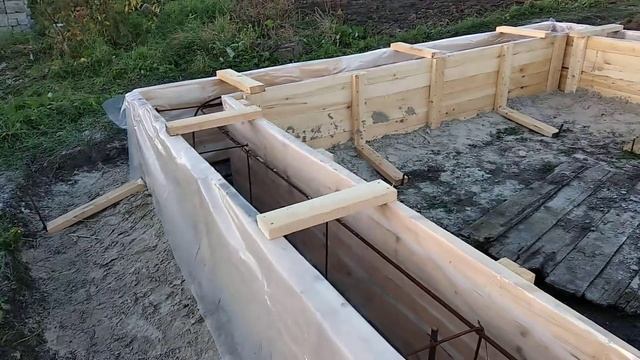 Опалубка для фундамента своими руками смотреть онлайн