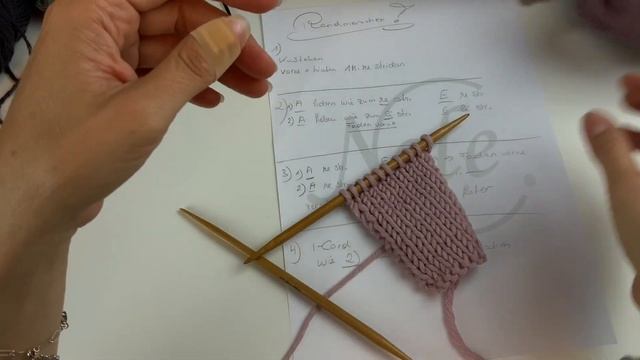 Stricken für Anfänger - Basics, die Randmasche stricken, DIY Anleitung by NeleC. смотреть онлайн