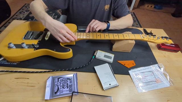 Fender Nashville Telecaster Setup Part 2 #guitarnerd #musicislife смотреть онлайн