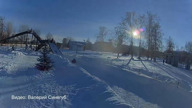Снимаю материал на ролик про зиму в Тольятти смотреть онлайн