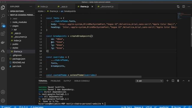 Chakra UI + Next JS Quickstart - Build A Personal Website And Blog (1 of 2) смотреть онлайн
