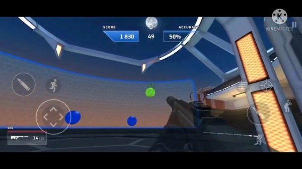 Обзор приложения для тренировки аим название  3D AIM Trainer 1часть #aim