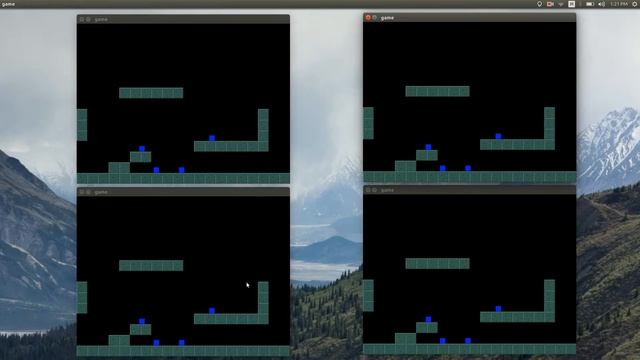 C/SDL game multiplayer shooter with client-server architecture смотреть онлайн