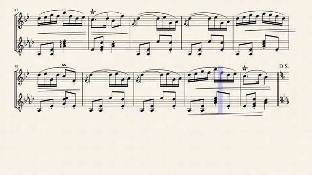 Divertissement - Pizzicati from the Sylvia Ballet (ILD 54) for Clarinet & Guitar смотреть онлайн