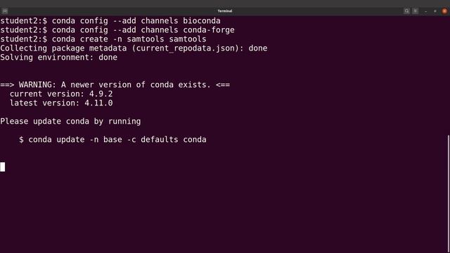 Bioinformatics Tools | Install samtools using anaconda смотреть онлайн