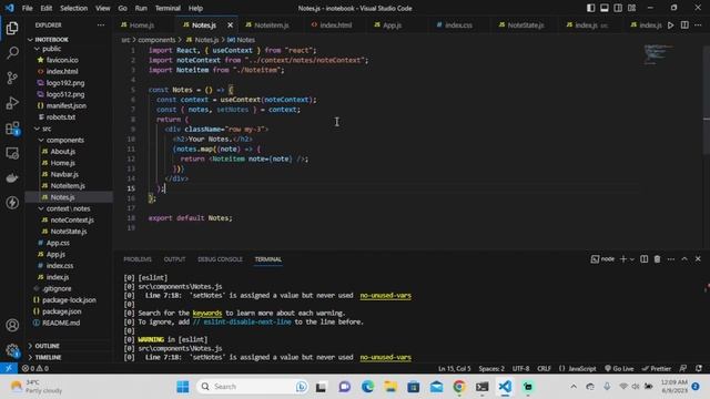 2023 | Ultimate React JS Course | Adding font awesome icons to iNotebook смотреть онлайн
