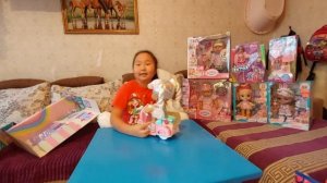 Кукла ЕСТ и ПЬЕТ! КИНДИ КИДС Обзор Распаковка Kindi Kids