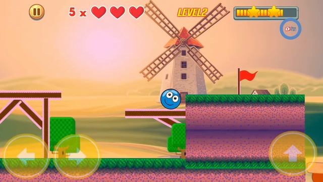 Plants Ball 5 - Red Ball Game - Gameplay part 1 ios смотреть онлайн