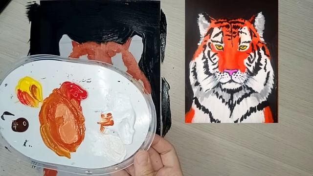 Как нарисовать тигра. How to draw a tiger смотреть онлайн