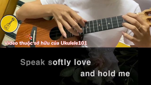 Godfather love theme - Ukulele play along with tab смотреть онлайн