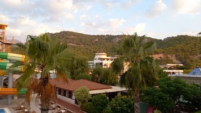 Турция2021. гора Тахталы, рассвет. Вид с балкона отеля Акка Алинда